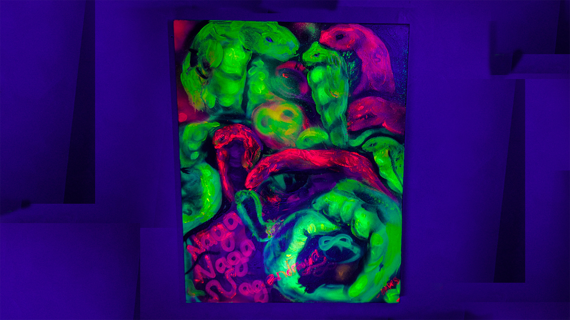 "Naga Naga Nagendraya" 70x90 cm 27.5x35,4" 2025